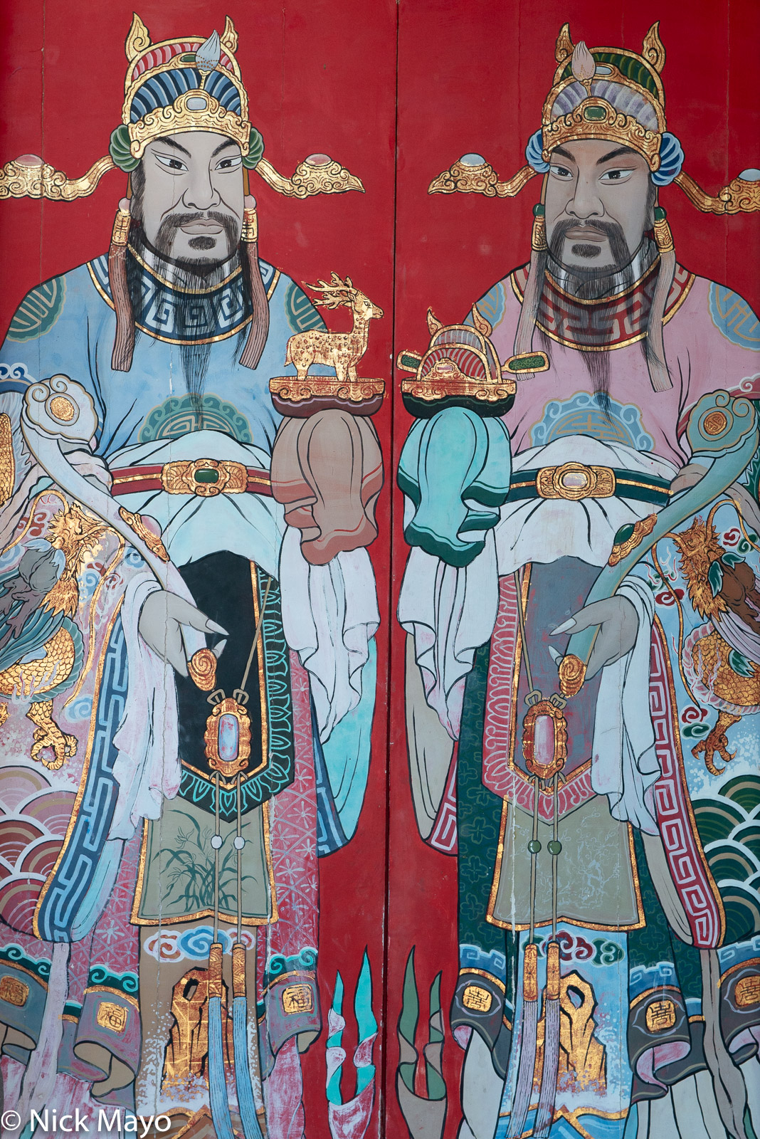 The doorway at the temple in Shanhou on Kinmen.