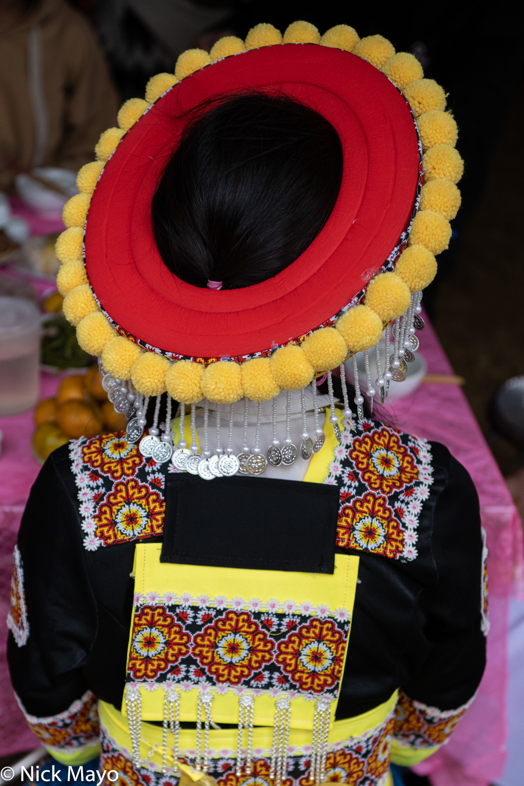 A Hmong (Miao) woman at a wedding in Phieng Ngam.